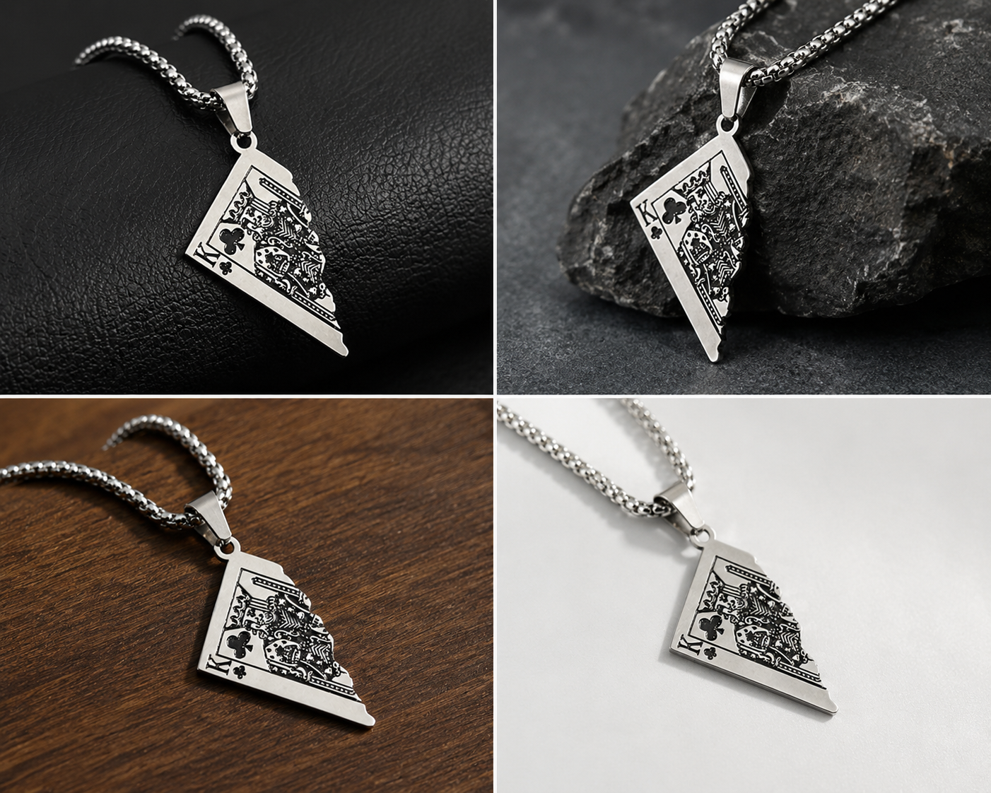 King of Clubs Pendant For Men
