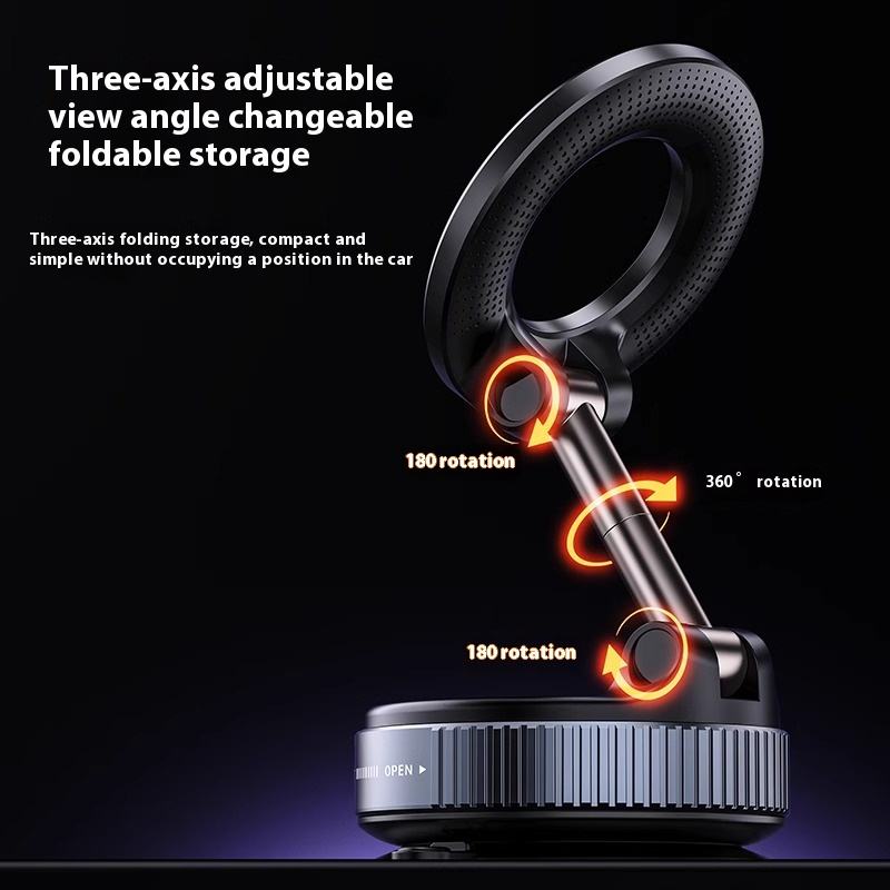 Universal 360 Degree - Vacuum Magnet Car Phone Holder - Spectro.pk