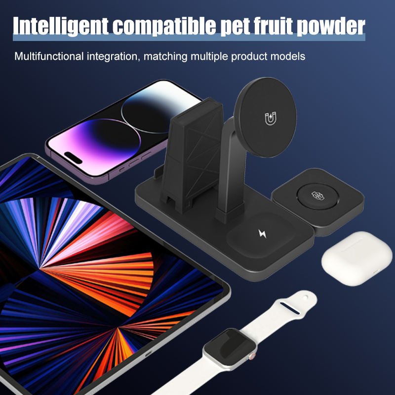 4 in 1 Charger Stand Wireless Charger for iPhone - Spectro.pk