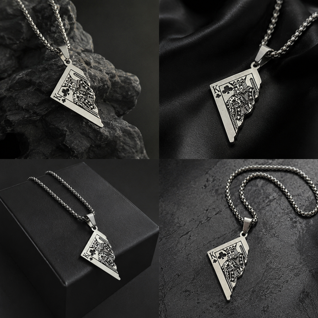 King of Clubs Pendant For Men