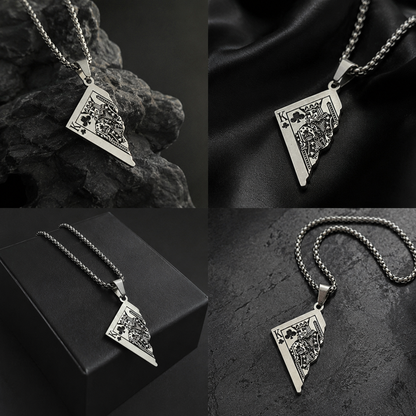 King of Clubs Pendant For Men