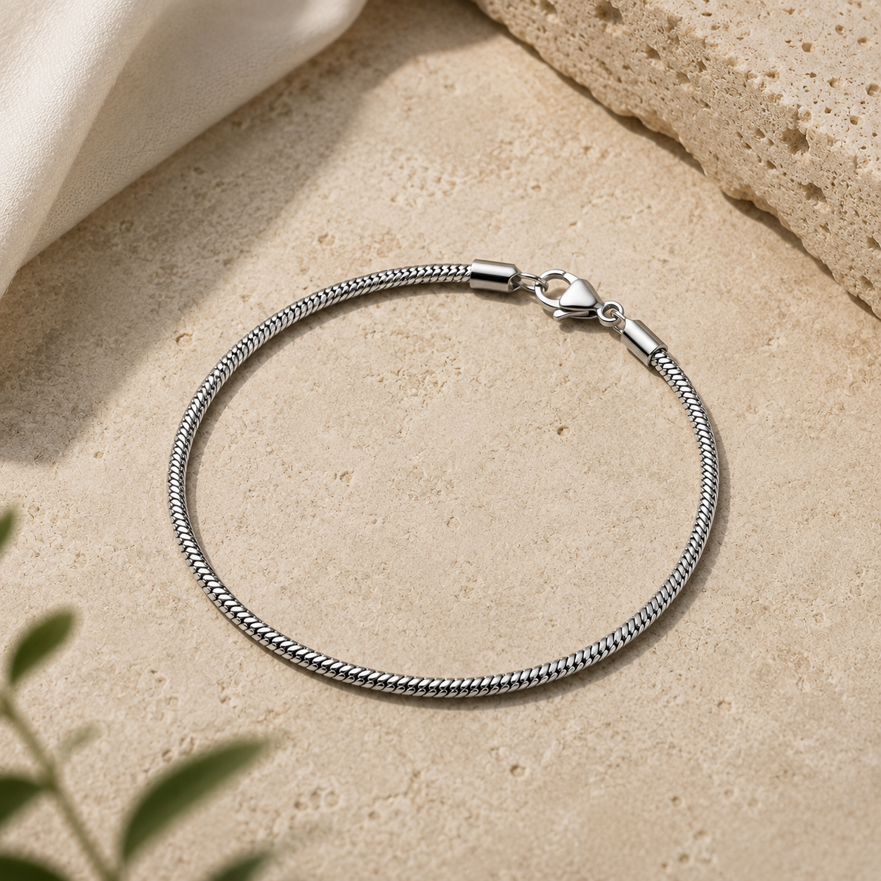 Snake Chain Bracelet 2mm