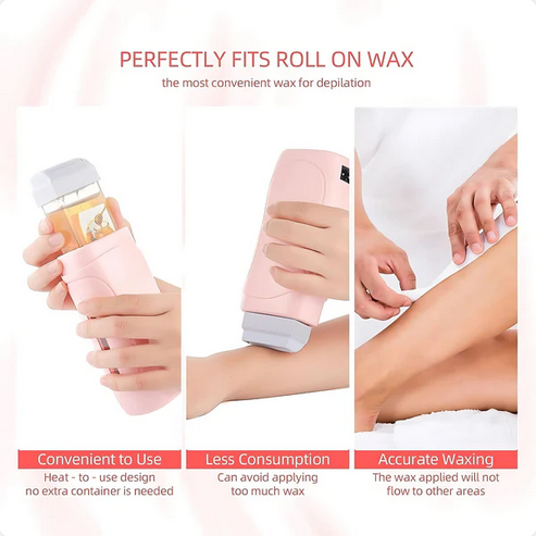 3 In 1 Depilatory Wax Warmer Roller