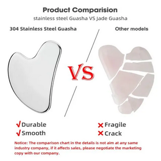 Gua Sha Facial Tool Stainless Steel Guasha