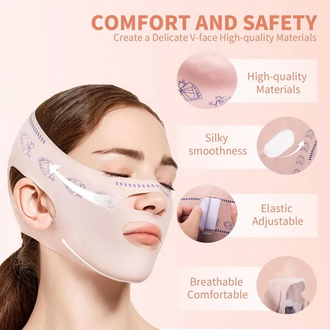 Women Chin Cheek Face Slimming Bandage