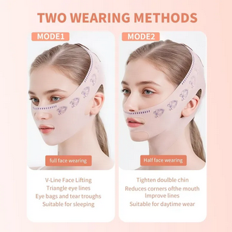 Women Chin Cheek Face Slimming Bandage