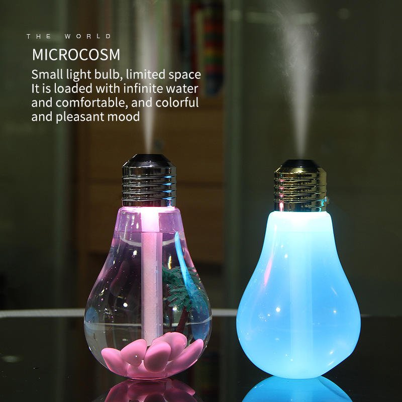Aroma Diffuser Heavy Fog Humidifier Colorful Night Light Bulb - Spectro.pk