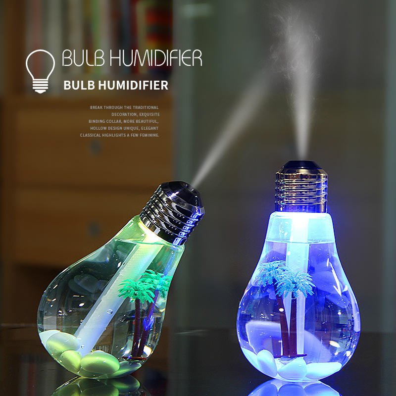 Aroma Diffuser Heavy Fog Humidifier Colorful Night Light Bulb - Spectro.pk