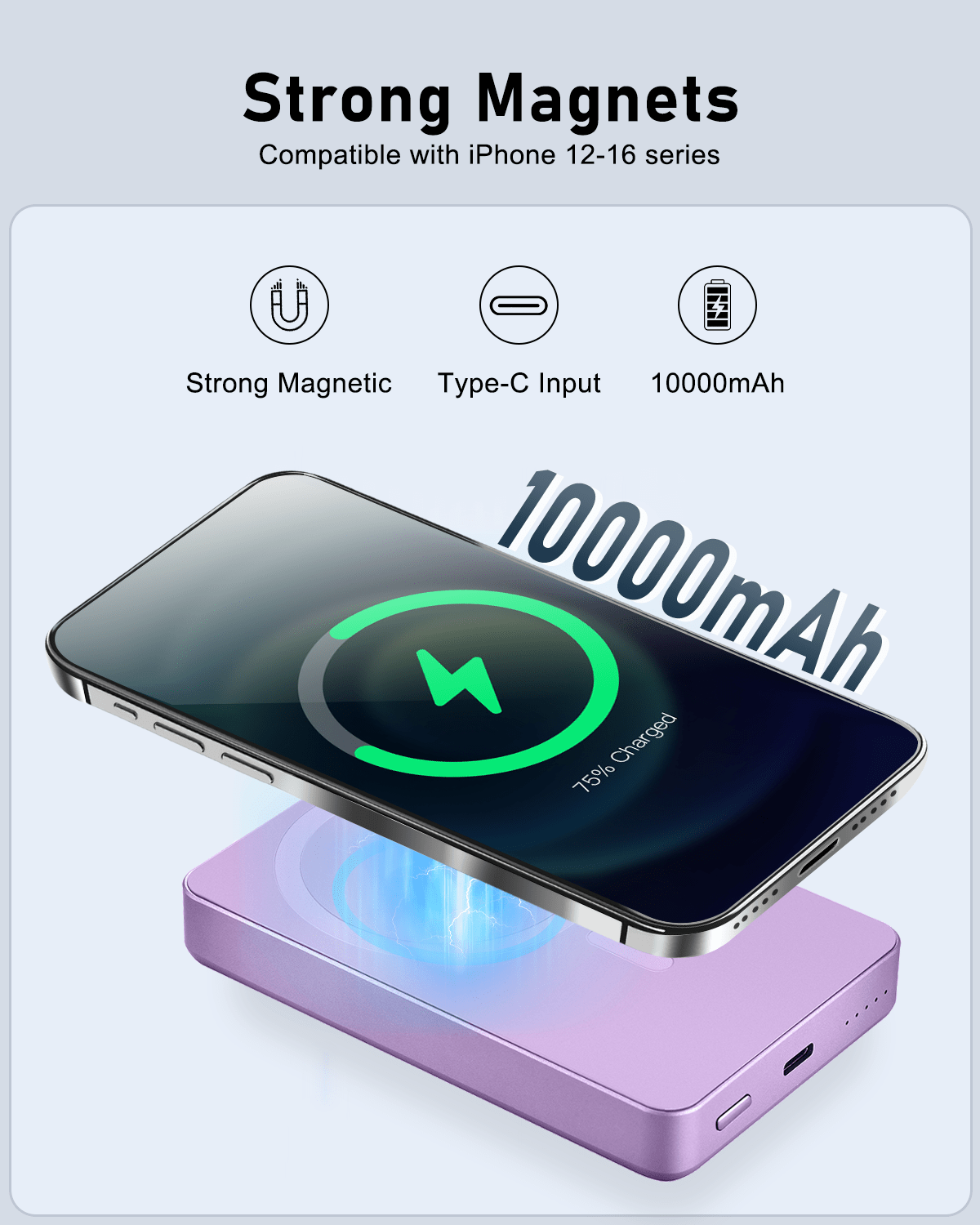 iPhone MagSafe Power Bank (10,000mAh capacity) - Spectro.pk