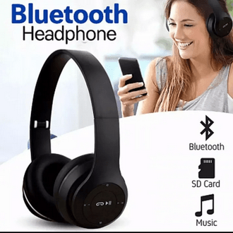 P47 Bluetooth Foldable Headset - Spectro.pk