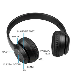 P47 Bluetooth Foldable Headset - Spectro.pk