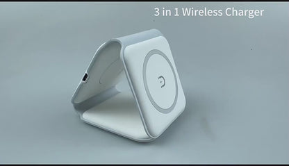 3 in 1 Foldable Wireless Charger for iphone